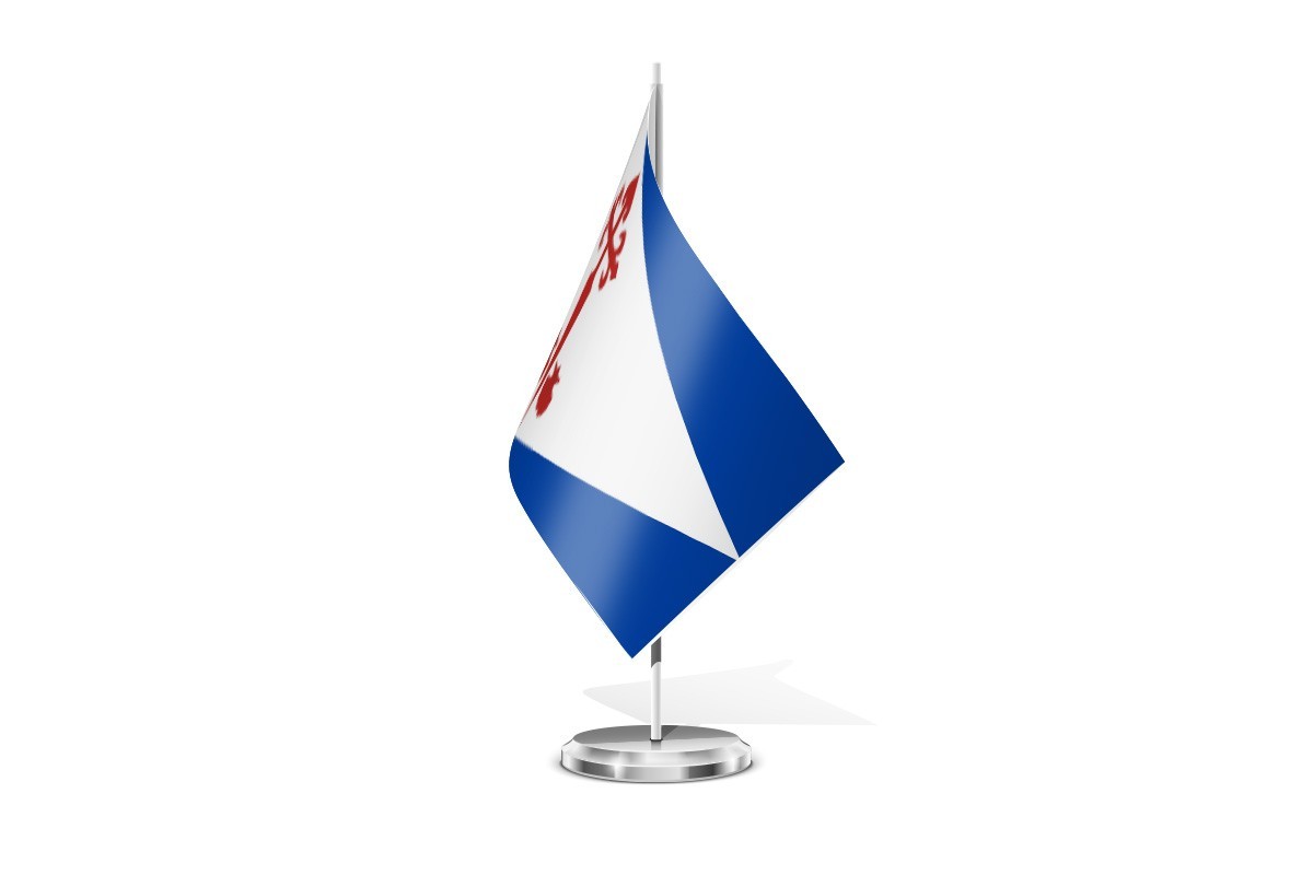 Bandera de mesa de Horcajo de Santiago
