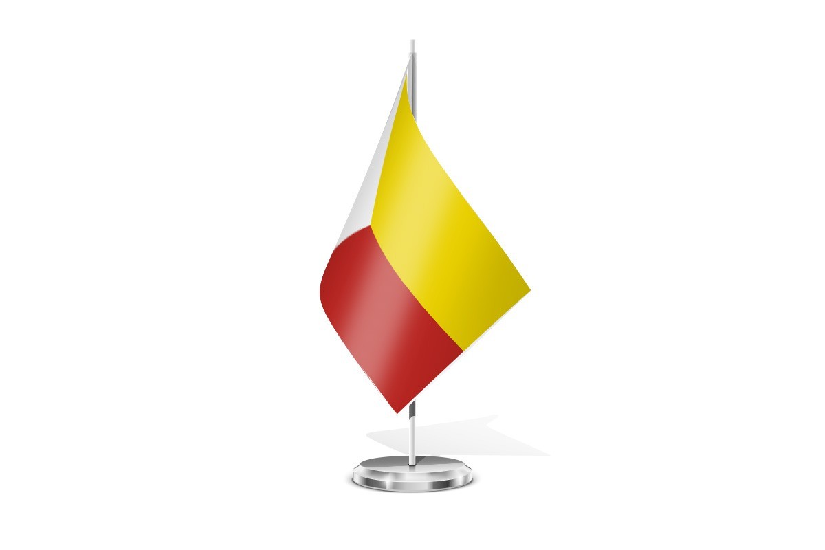 Bandera de mesa de Montalbo