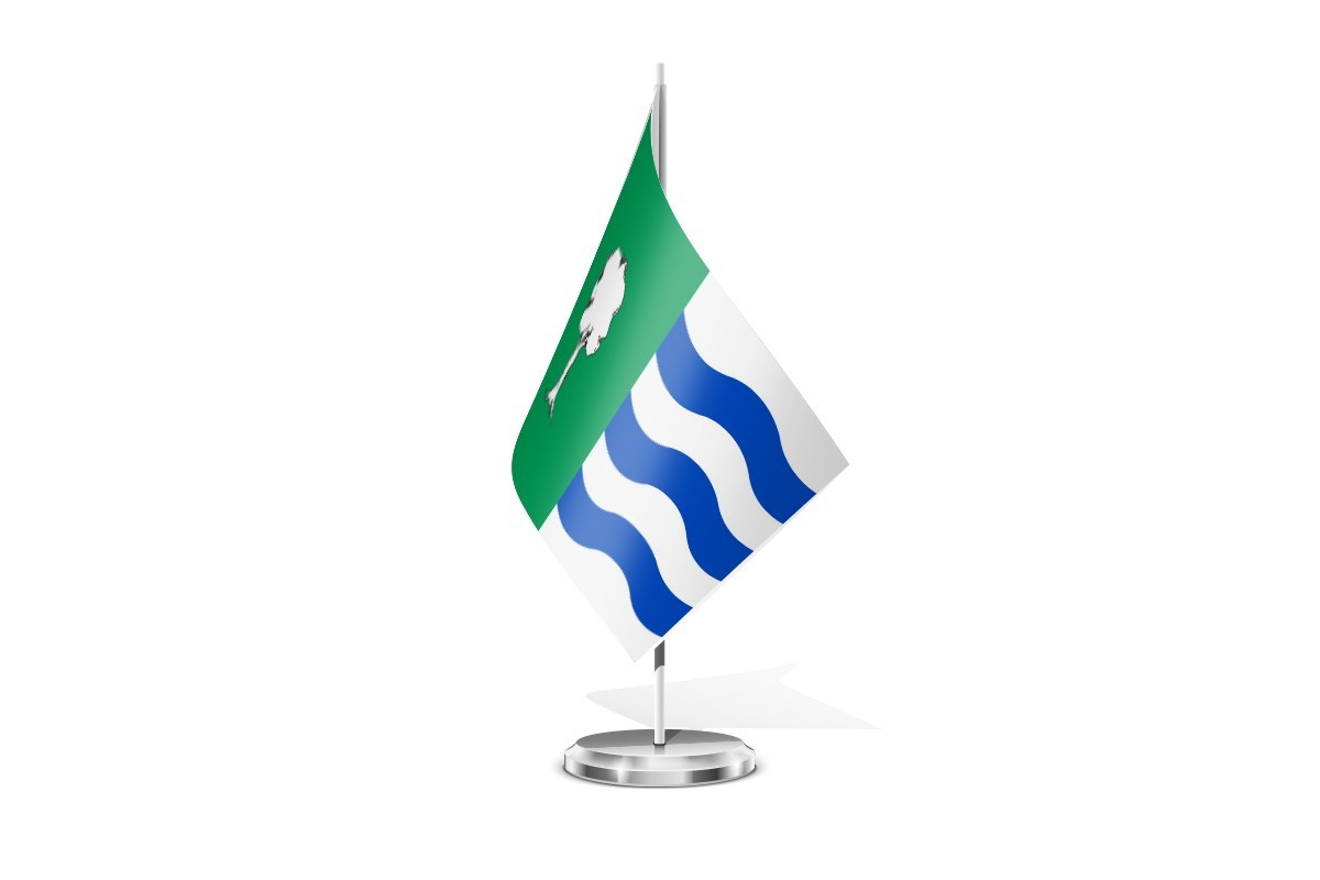 Bandera de mesa de Olmedilla de Alarcón