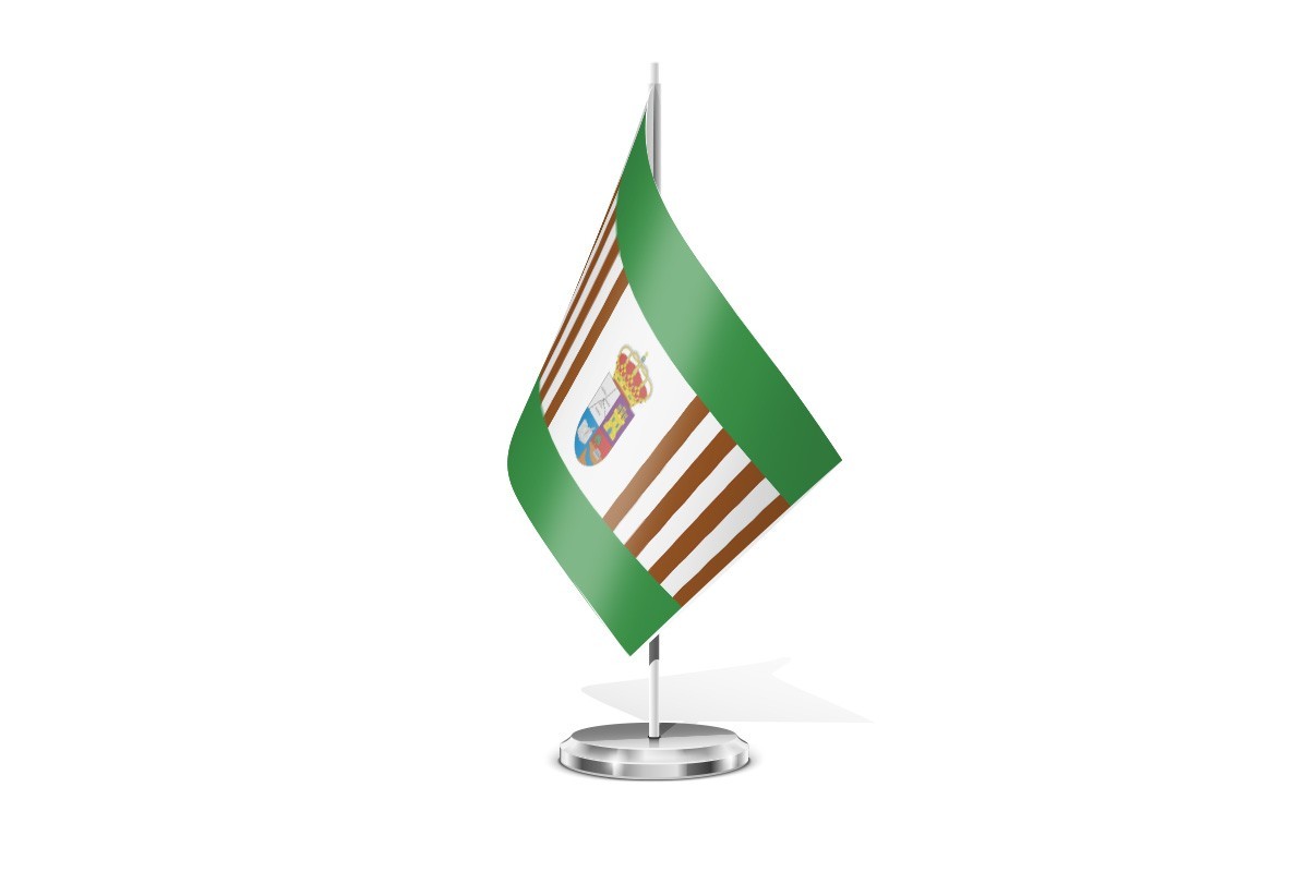 Bandera de mesa de Salvacañete