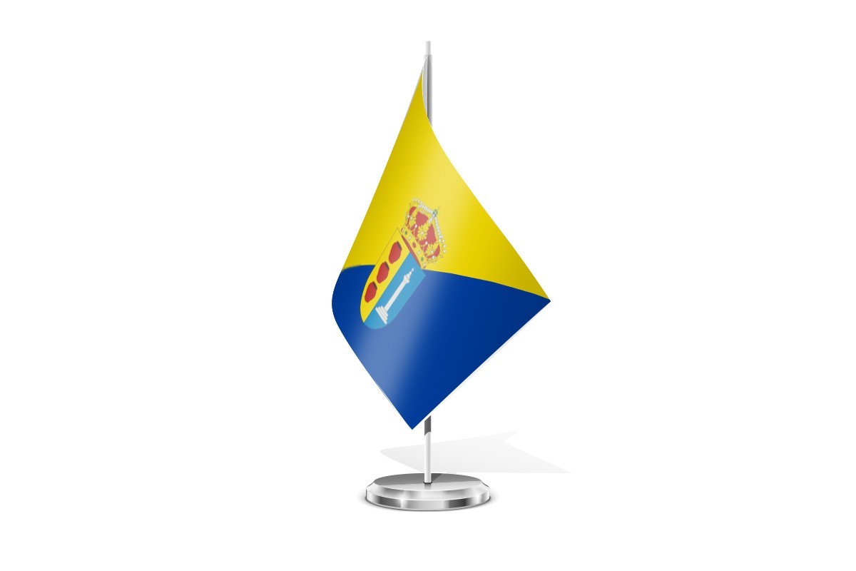 Bandera de mesa de Tinajas