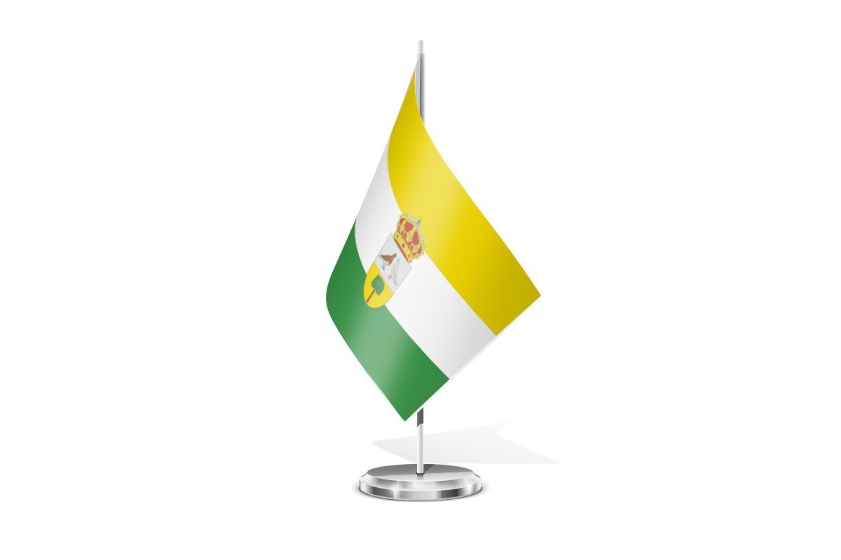 Bandera de mesa de Valdetórtola