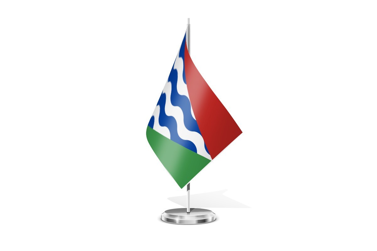 Bandera de mesa de Vega del Codorno