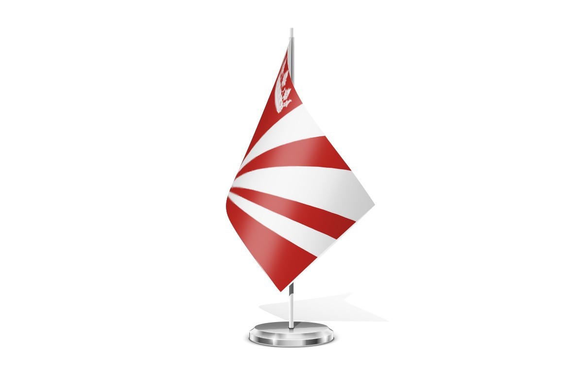 Bandera de mesa de Villalba del Rey