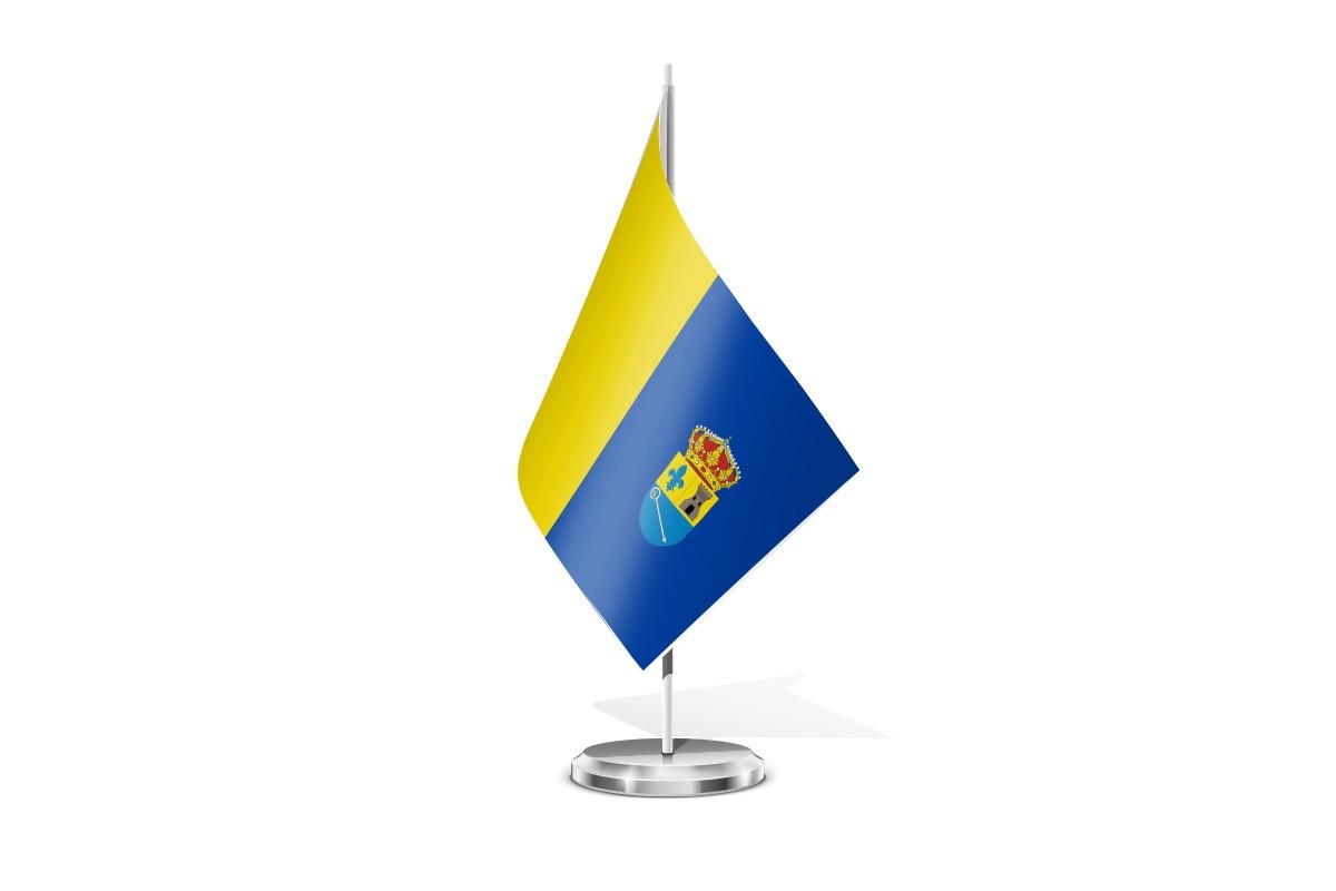 Bandera de mesa de Villar de Domingo García