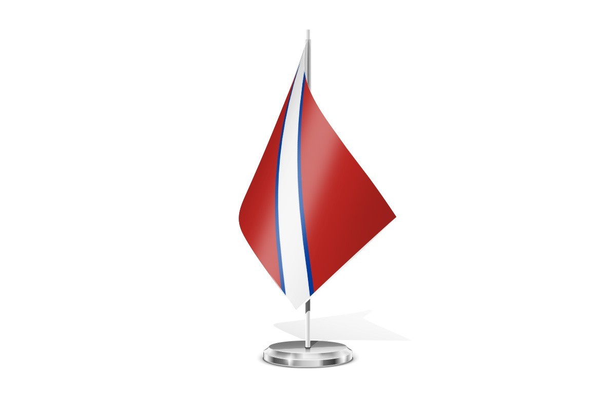 Bandera de mesa de Villar de Olalla