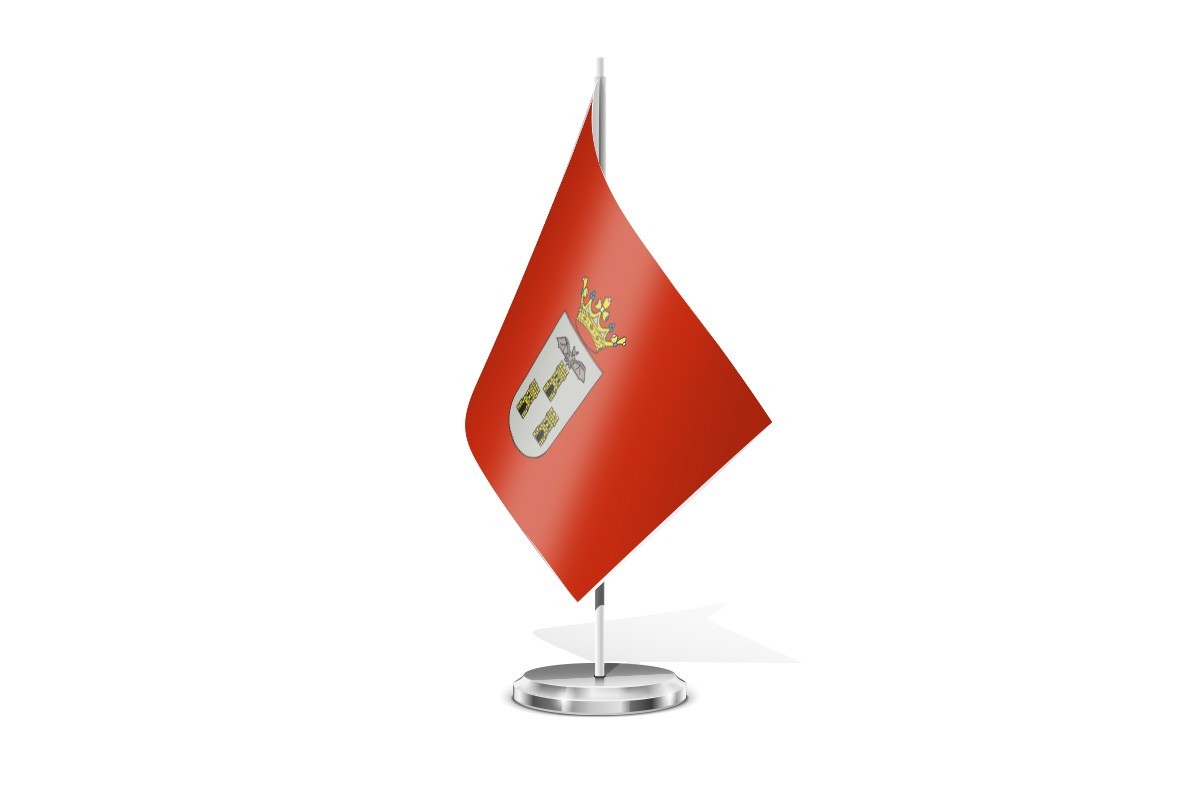 Bandera de mesa de Albacete