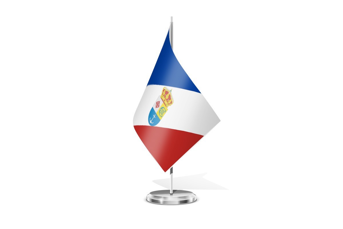 Bandera de mesa de Almuradiel