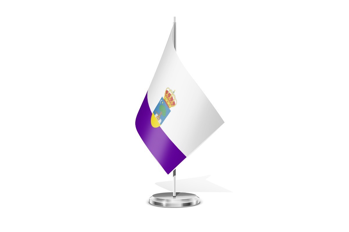 Bandera de mesa de Arenales de San Gregorio