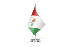 Bandera de mesa de Brazatortas 123