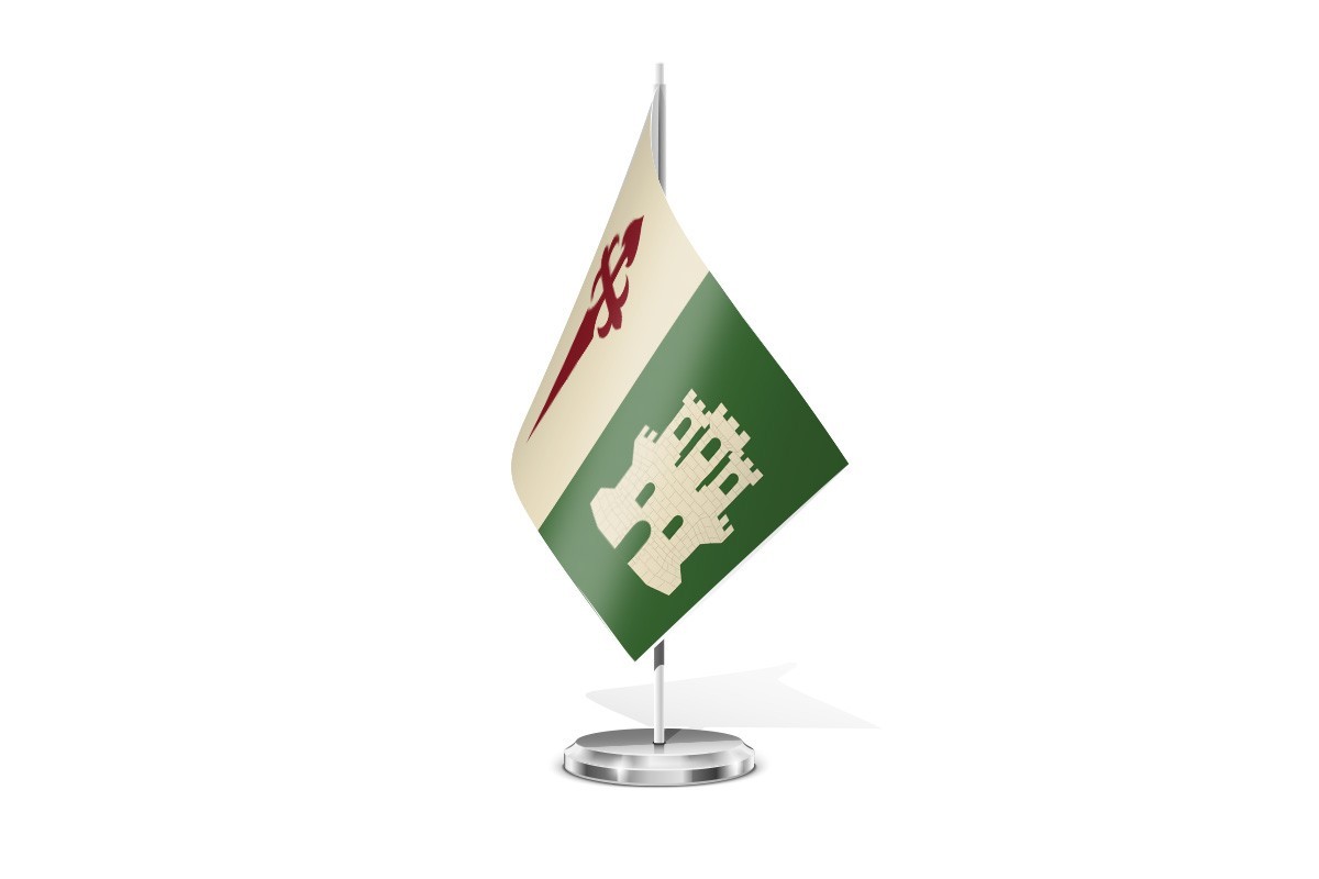 Bandera de mesa de Castellar de Santiago