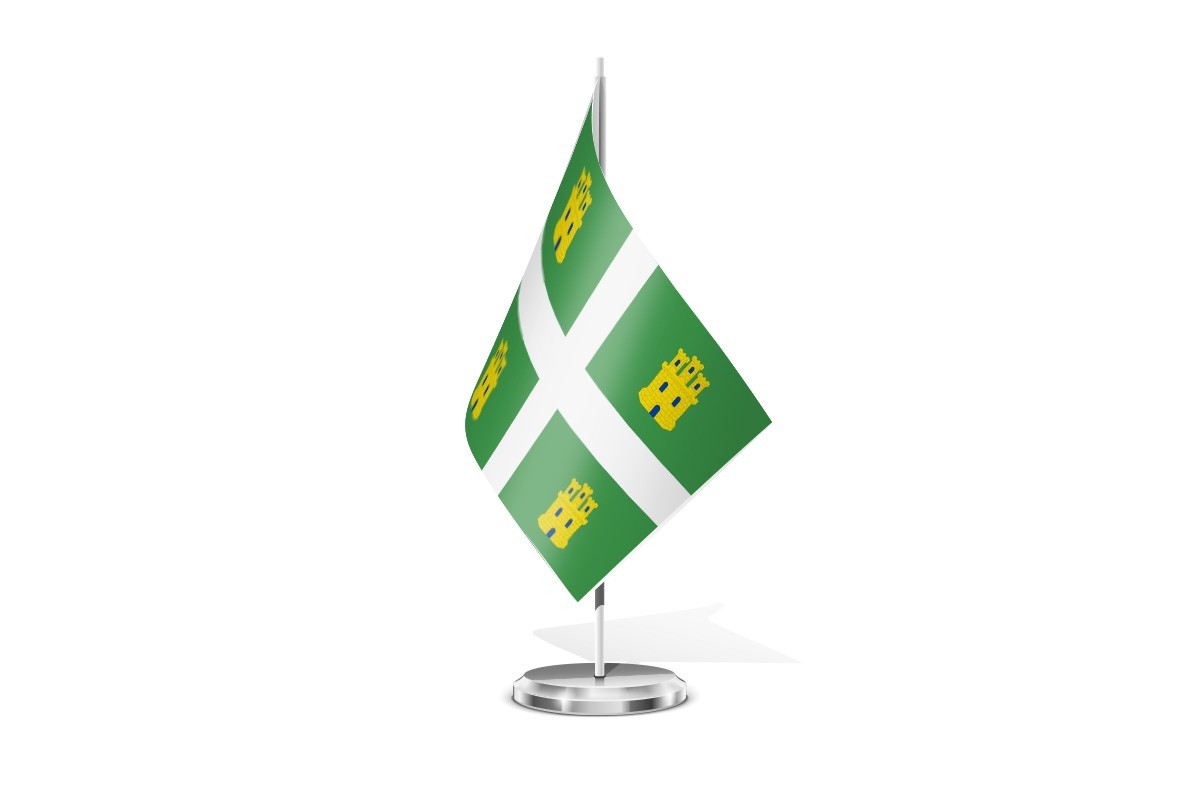Bandera de mesa de Guadalmez