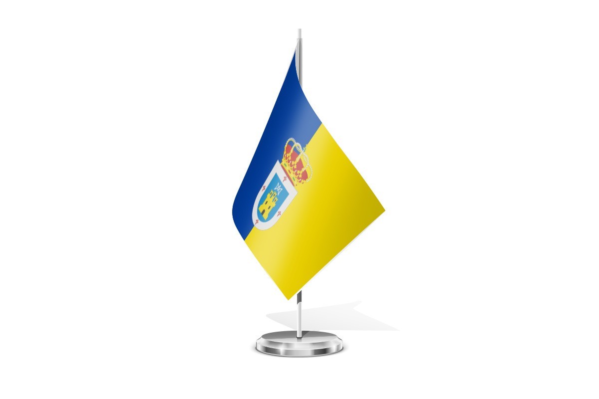 Bandera de mesa de Membrilla