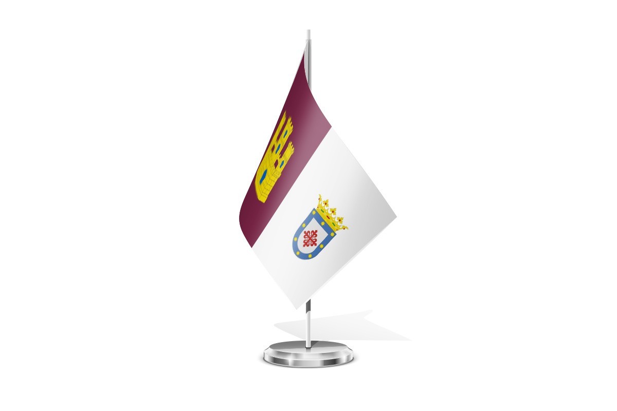 Bandera de mesa de Miguelturra