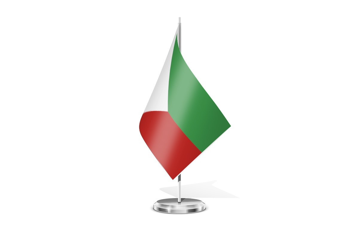 Bandera de mesa de Navas de Estena