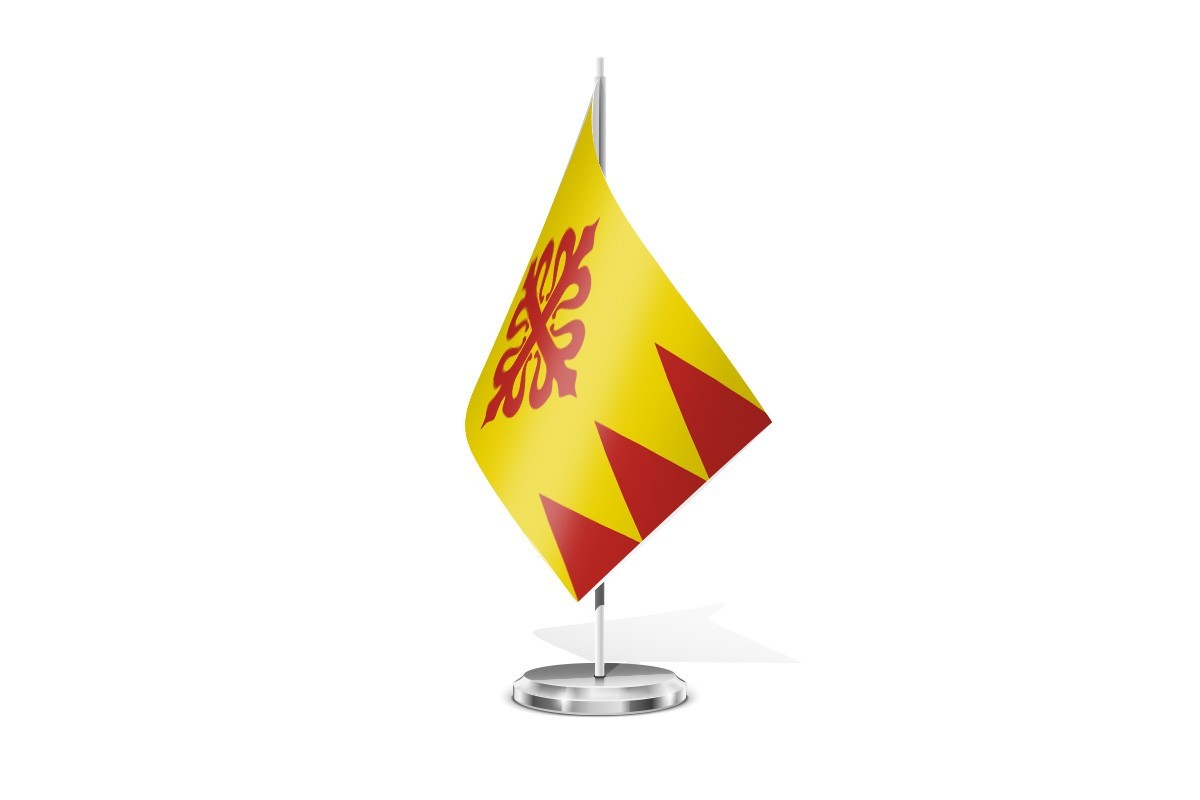 Bandera de mesa de Puebla de Don Rodrigo
