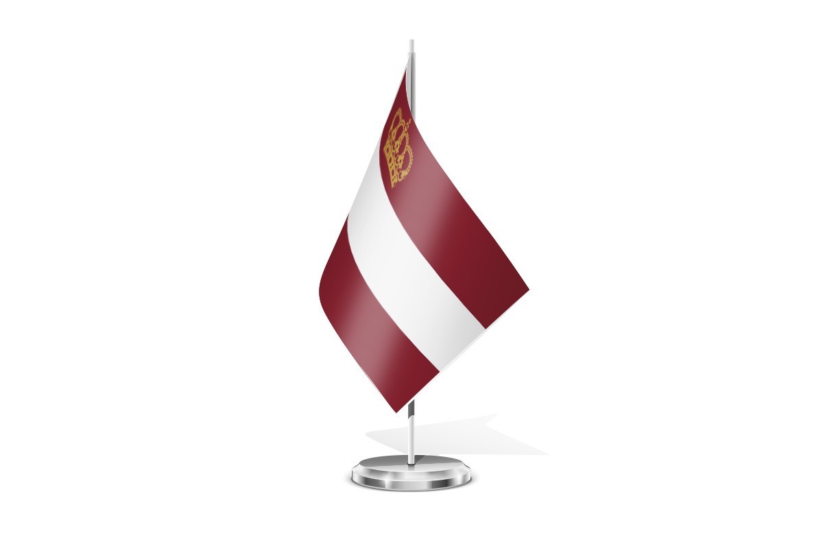 Bandera de mesa de Puertollano