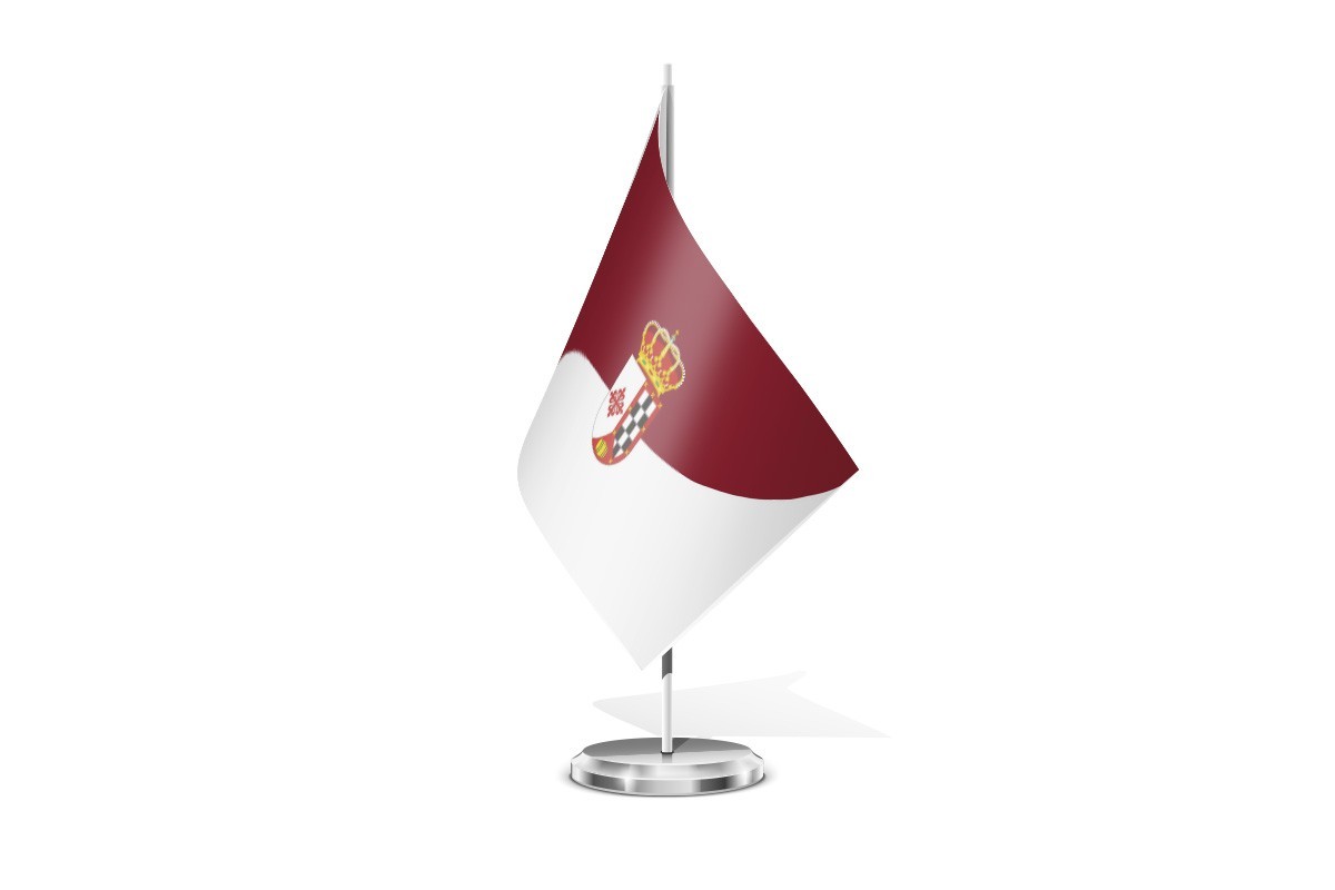 Bandera de mesa de Valdepeñas