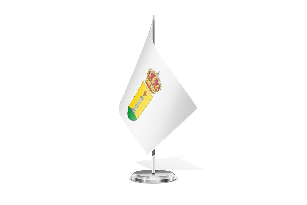 Bandera de mesa de Villamayor de Calatrava