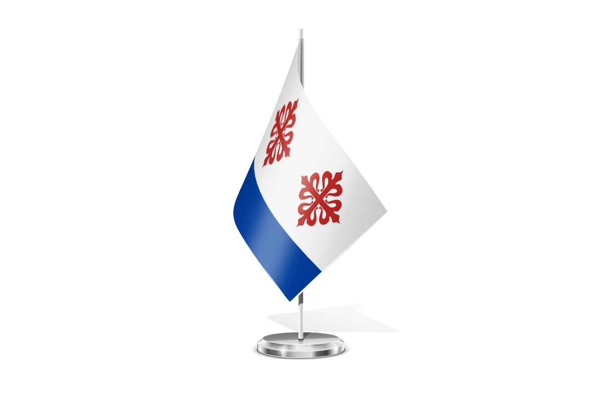 Bandera de mesa de Almonacid de Zorita