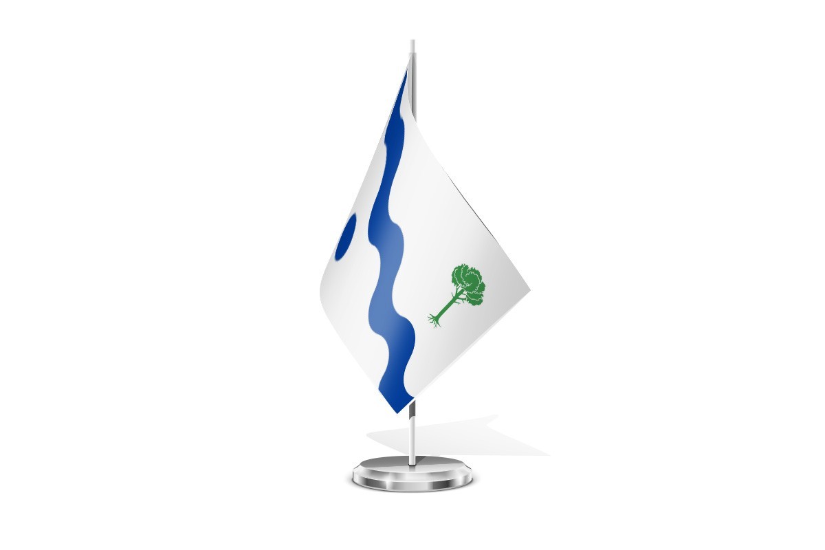 Bandera de mesa de Chillarón del Rey