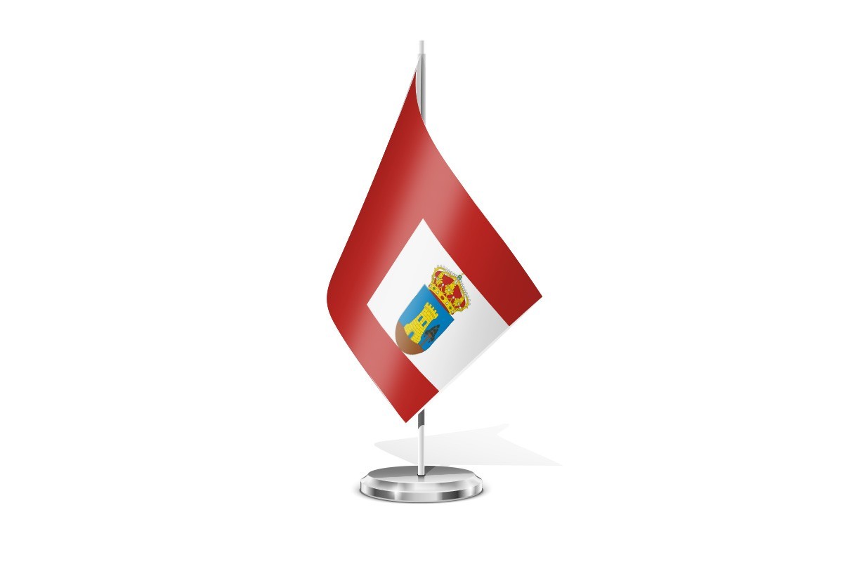 Bandera de mesa de Condemios de Arriba