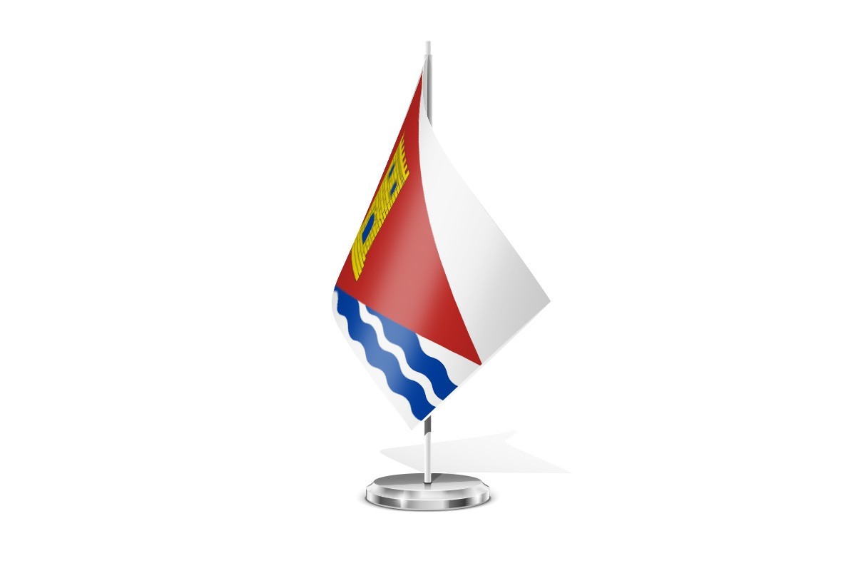 Bandera de mesa de Tórtola de Henares