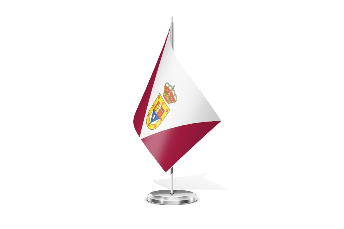Bandera de mesa de Valdeconcha