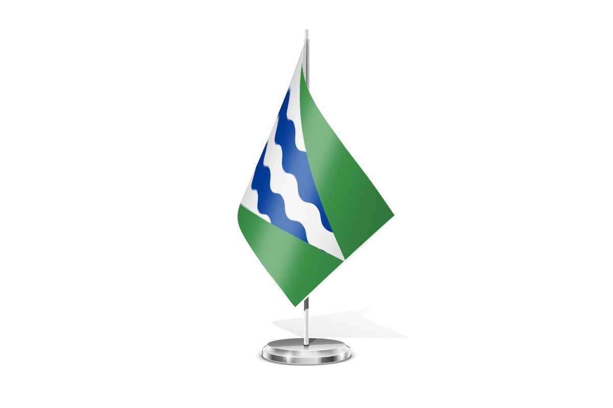 Bandera de mesa de Valverde de los Arroyos