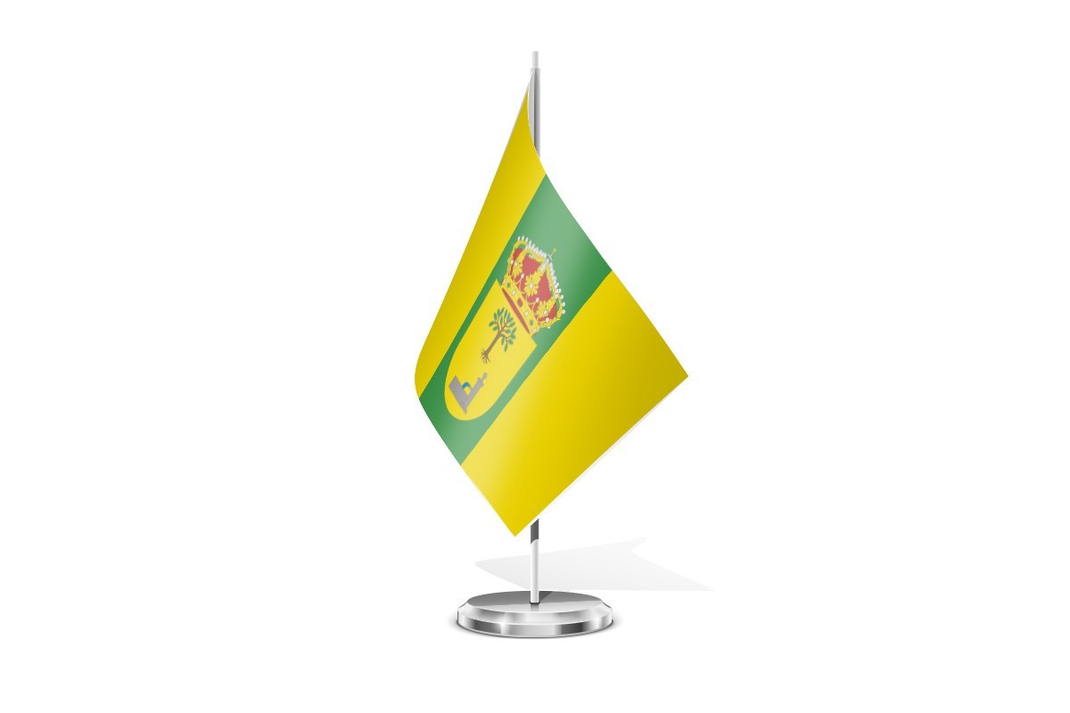 Bandera de mesa de Villanueva de Argecilla