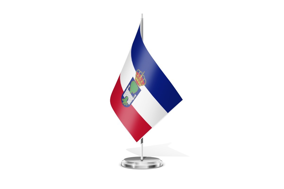 Bandera de mesa de Yebes