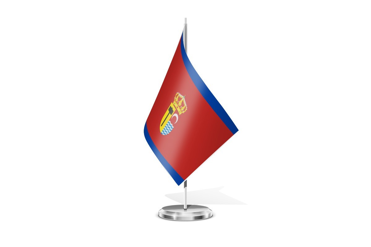 Bandera de mesa de Alameda de la Sagra