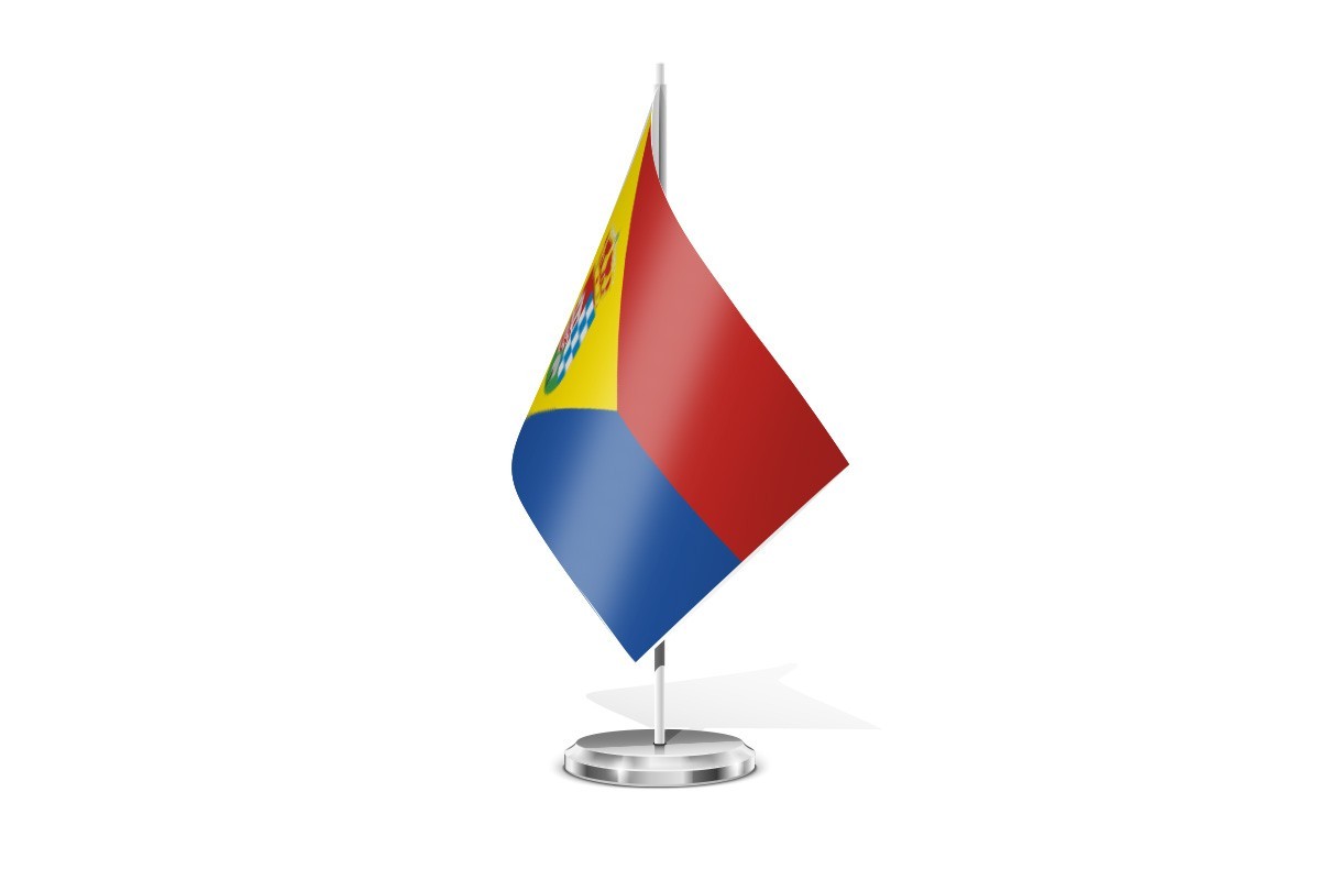 Bandera de mesa de Alcañizo