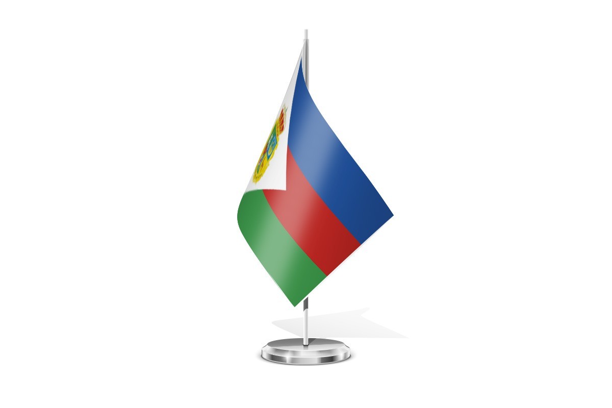 Bandera de mesa de Alcaudete de la Jara