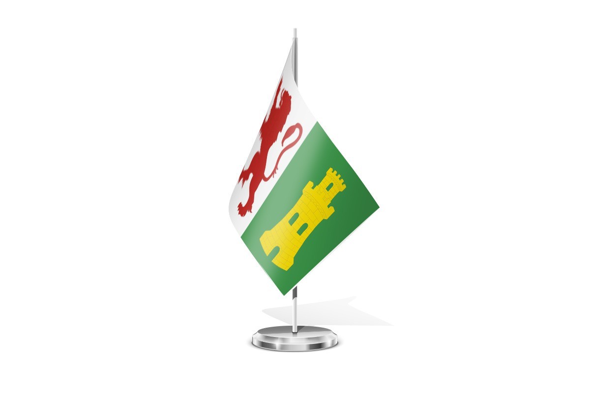 Bandera de mesa de Barcience