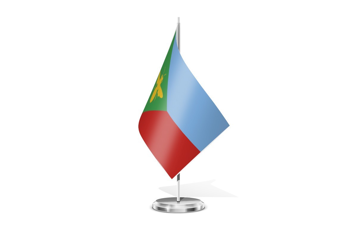 Bandera de mesa de Belvís de la Jara