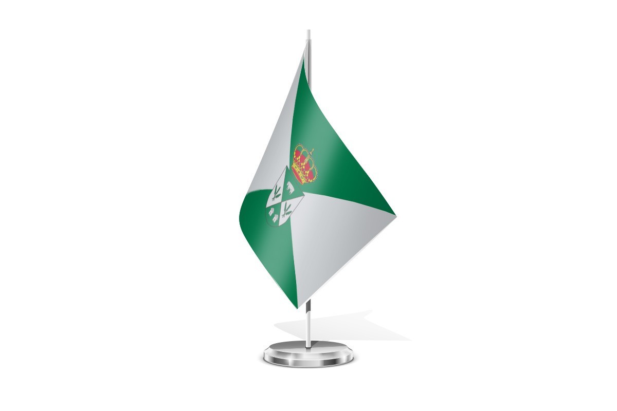Bandera de mesa de Cabañas de Yepes