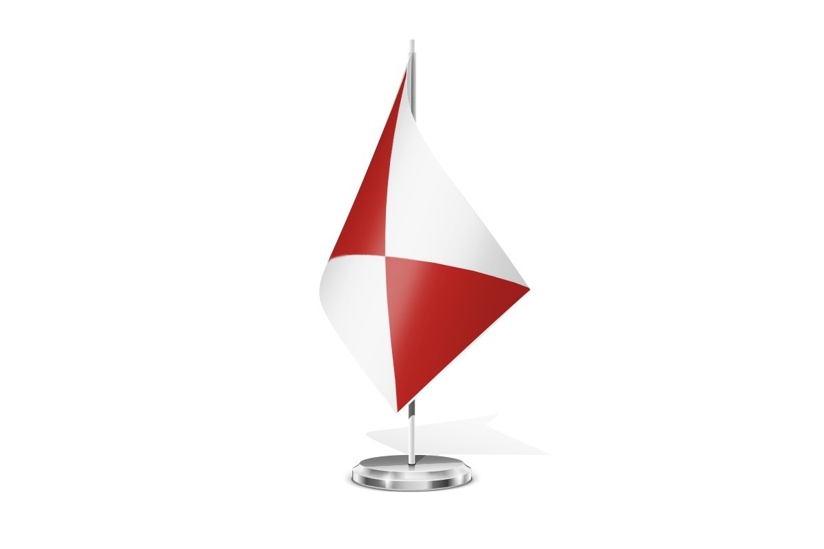 Bandera de mesa de Camarena