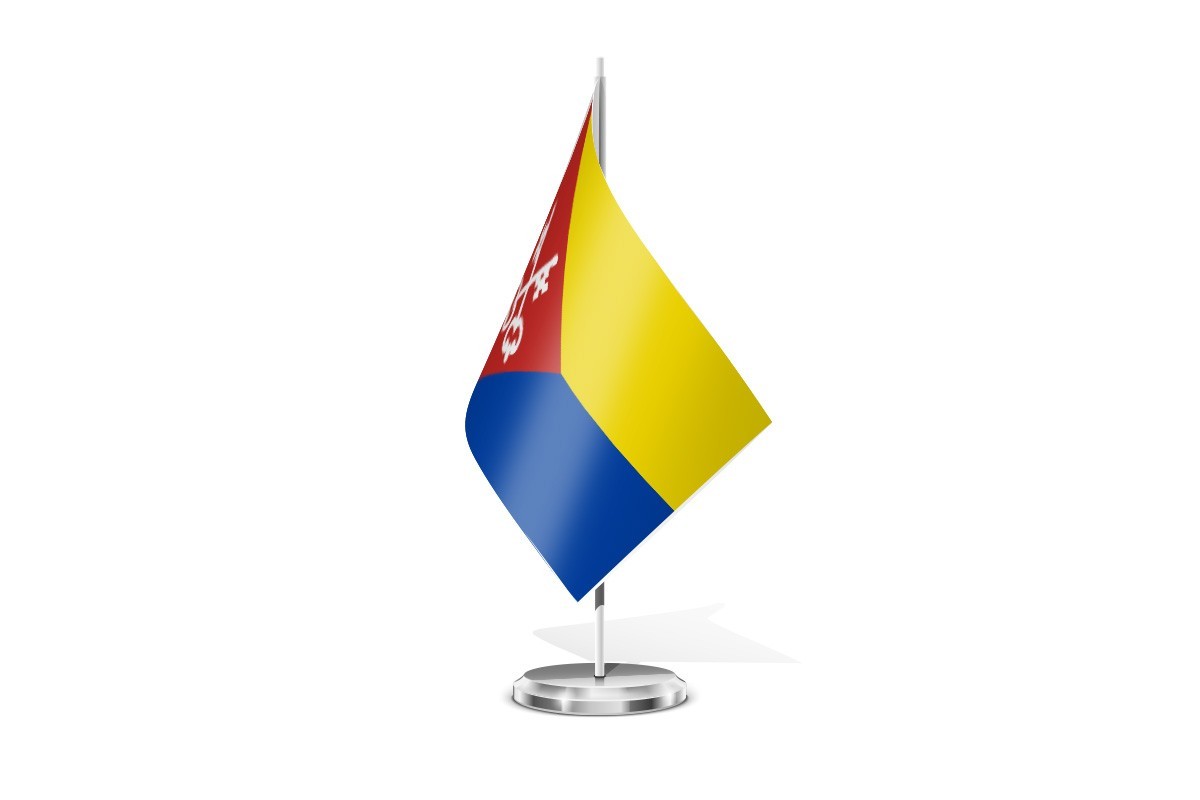 Bandera de mesa de Carriches