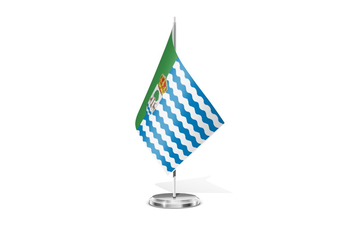Bandera de mesa de Cervera de los Montes