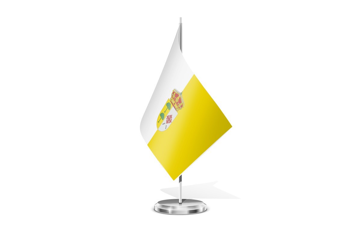 Bandera de mesa de Ciruelos