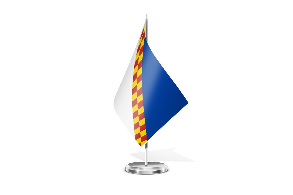 Bandera de mesa de Domingo Pérez