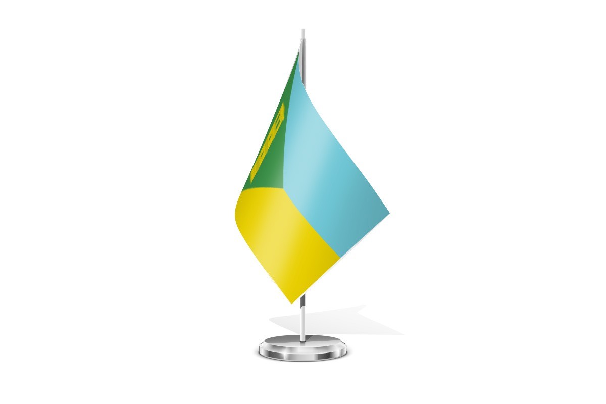 Bandera de mesa de Erustes