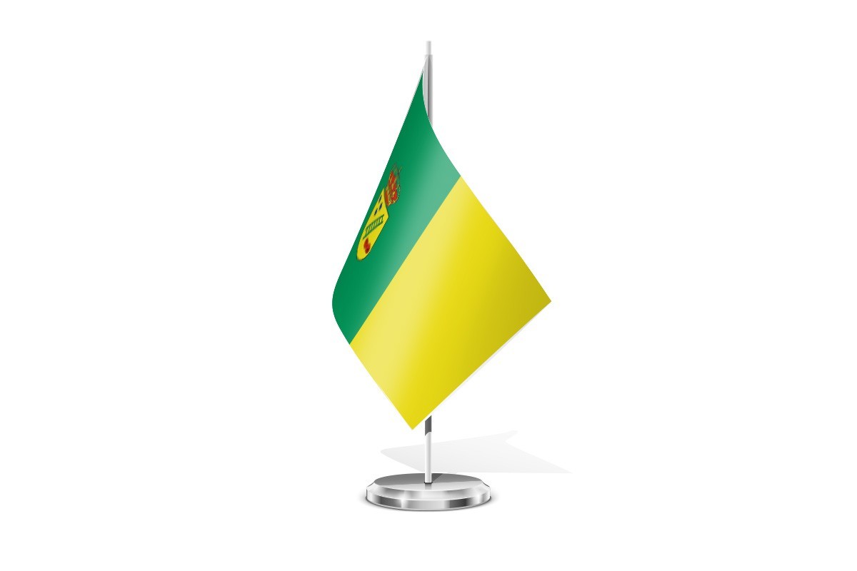 Bandera de mesa de Escalonilla
