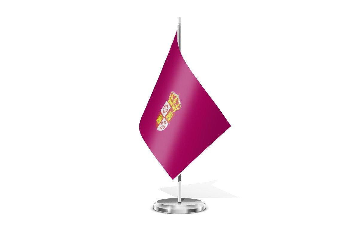 Bandera de mesa de Illescas