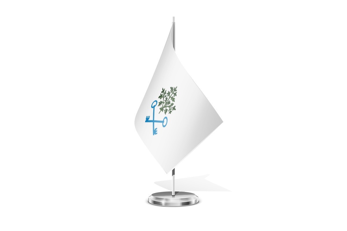 Bandera de mesa de Mata