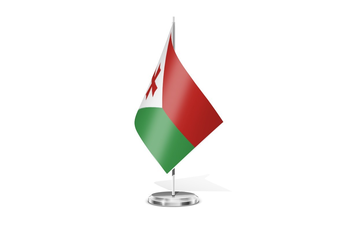 Bandera de mesa de Mesegar de Tajo