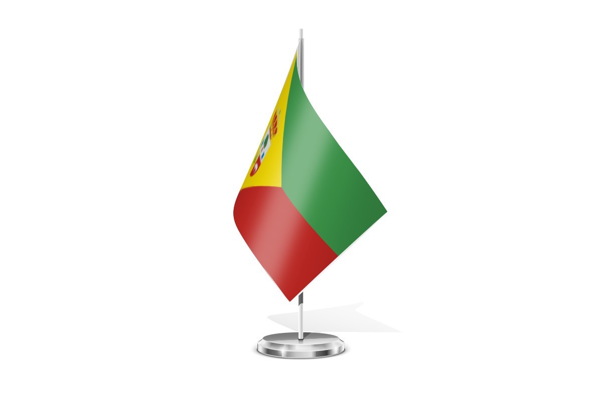 Bandera de mesa de Mohedas de la Jara
