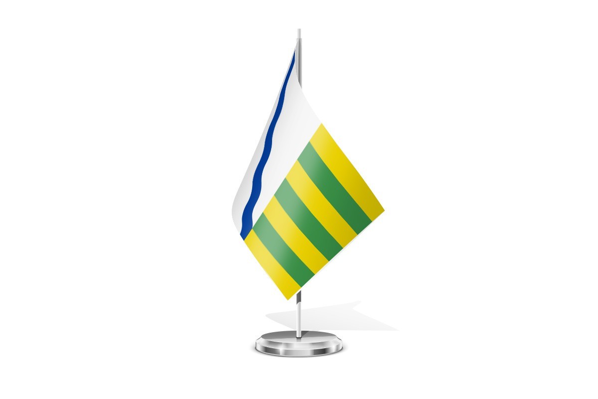 Bandera de mesa de Santa Ana de Pusa