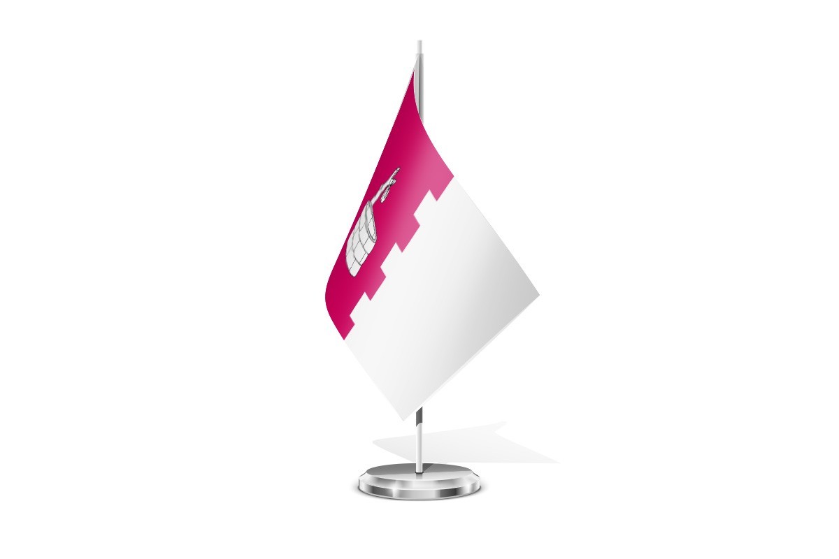 Bandera de mesa de Santo Domingo